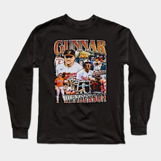 Gunnar Henderson Vintage Bootleg Long Sleeve T-Shirt